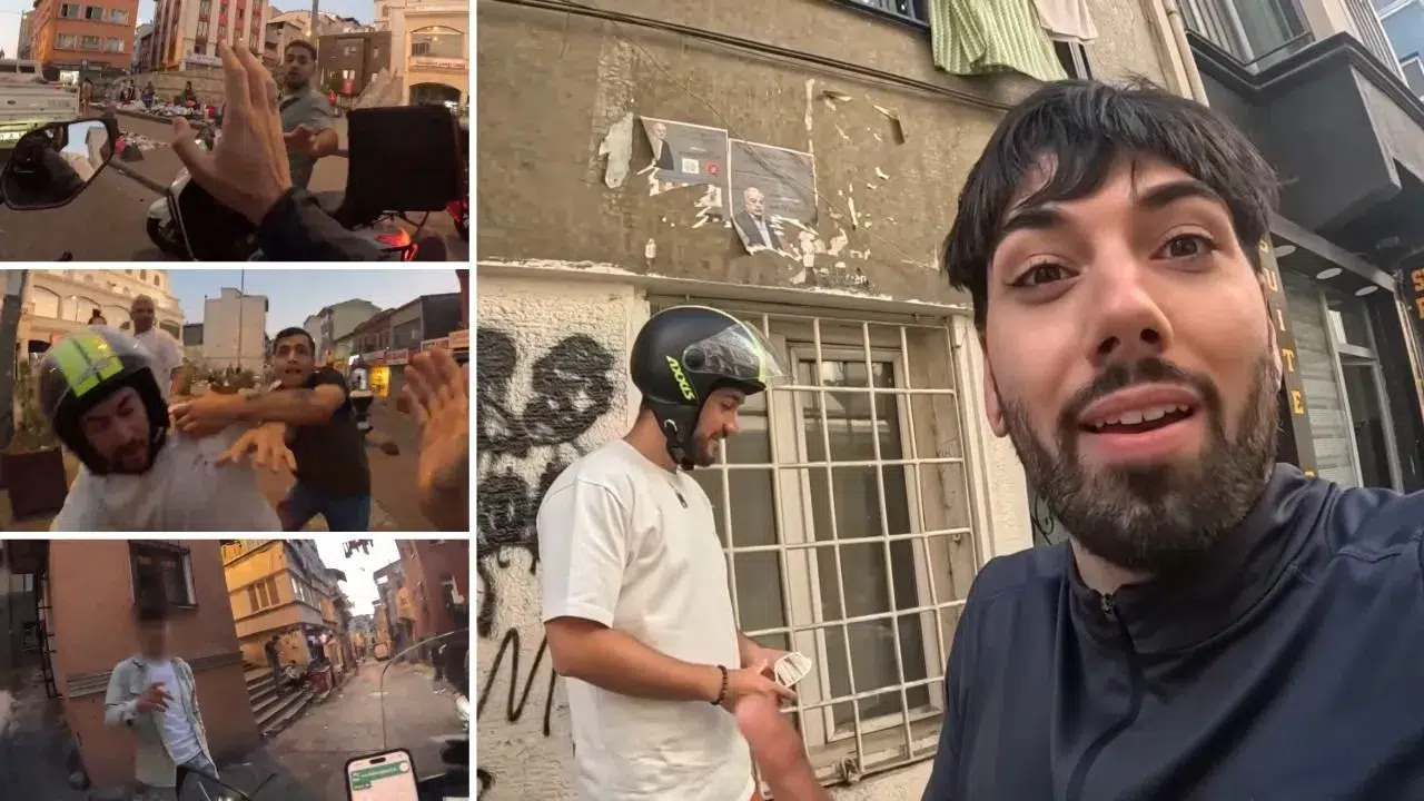 İSPANYOL YOUTUBER'A BEYOĞLU'NDA "NEDEN ÇEKİYORSUN?" DAYAĞI!