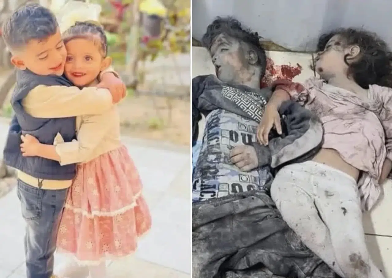 SİYONİST VE KATİL İSRAİL GAZZE'DE YİNE HALKA ACIMASIZCA BOMBA YAĞDIRDI!