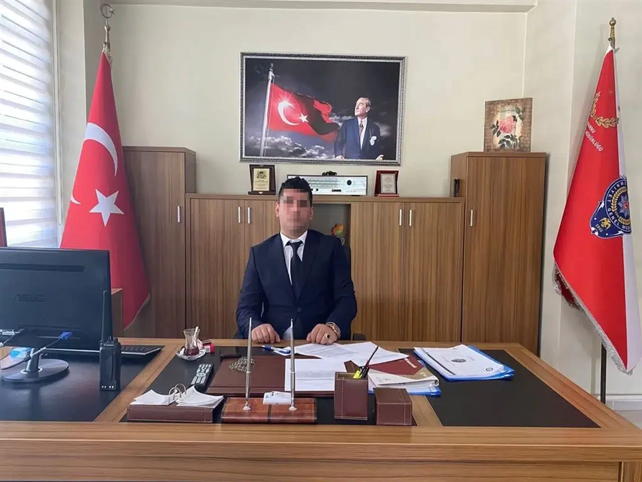 MUDURNU EMNİYET MÜDÜRÜ 3 AYLIK EŞİNE ŞİDDETTEN TUTUKLANDI!