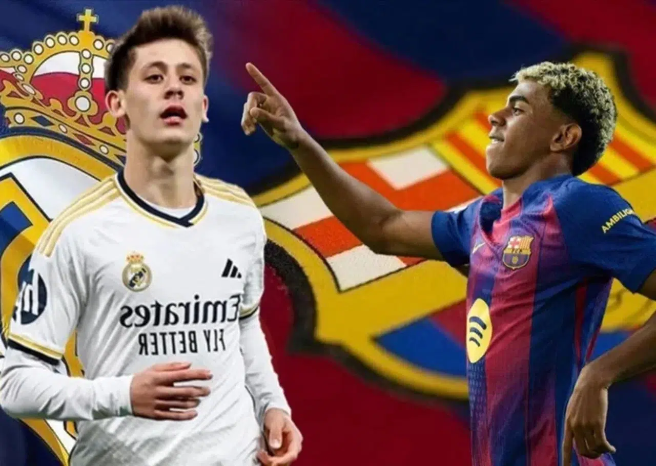 REAL MADRİD ARDA GÜLER'İN PASI İLE EZELİ RAKİBİ  BARCELONA'YI 2-1 YENDİ!