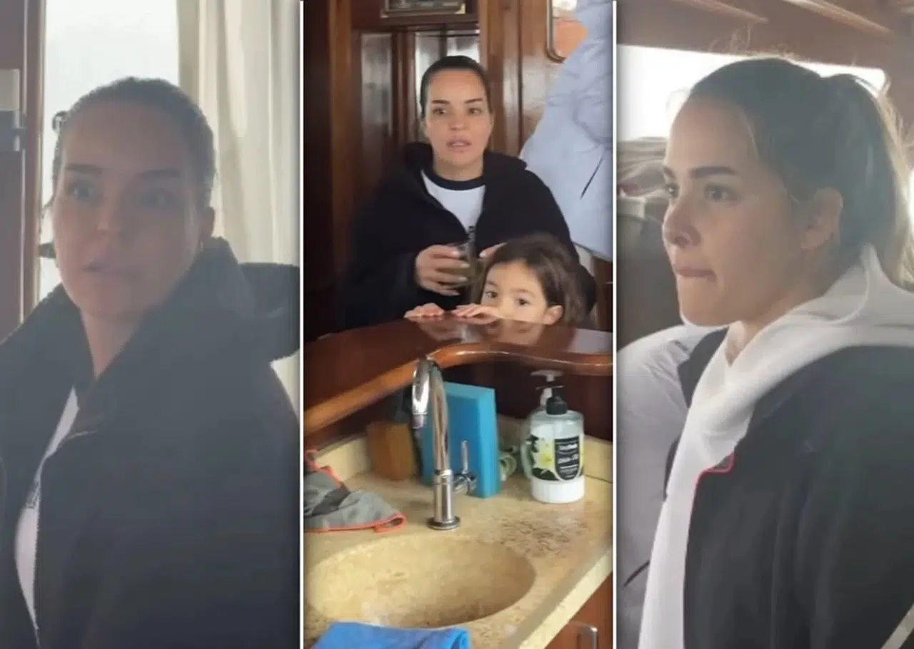 SANATÇI BEGÜ'NÜN DENİZDE YAŞADIĞI HORTUM PANİĞİ YÜZÜNE BÖYLE YANSIDI!