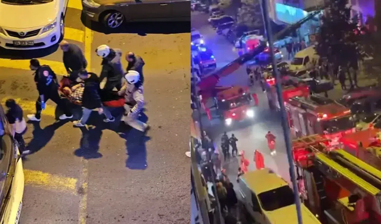 BOŞANDIĞI EŞİNİN YAŞADIĞI BİNAYI YAKTI! 3'Ü AĞIR 7 YARALI VAR!