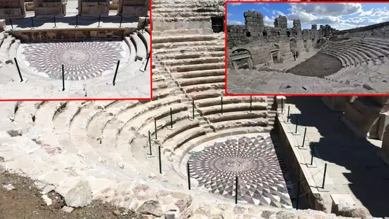 BURDUR'DA BULUNAN MEDUSA MOZAİĞİNİN ÜZERİ KAPATILDI!