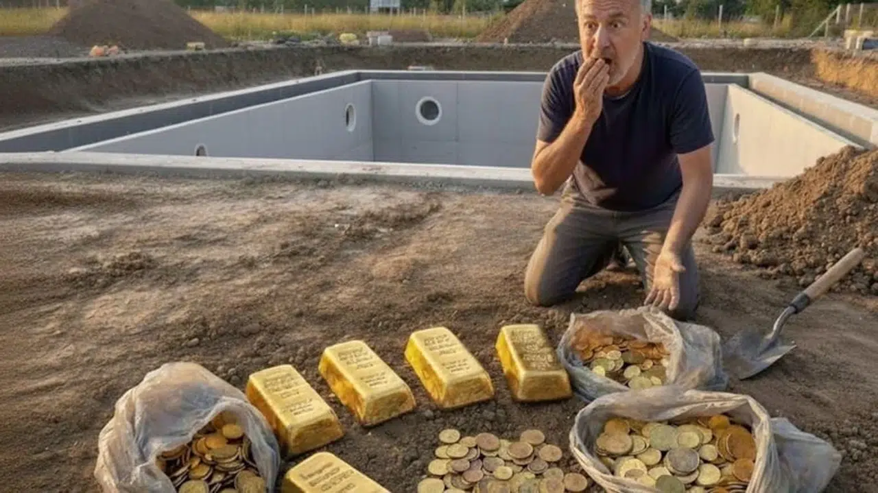 HAVUZ YAPMAK İSTEDİĞİ BAHÇE ADETA ALTIN DEPOSU ÇIKTI!