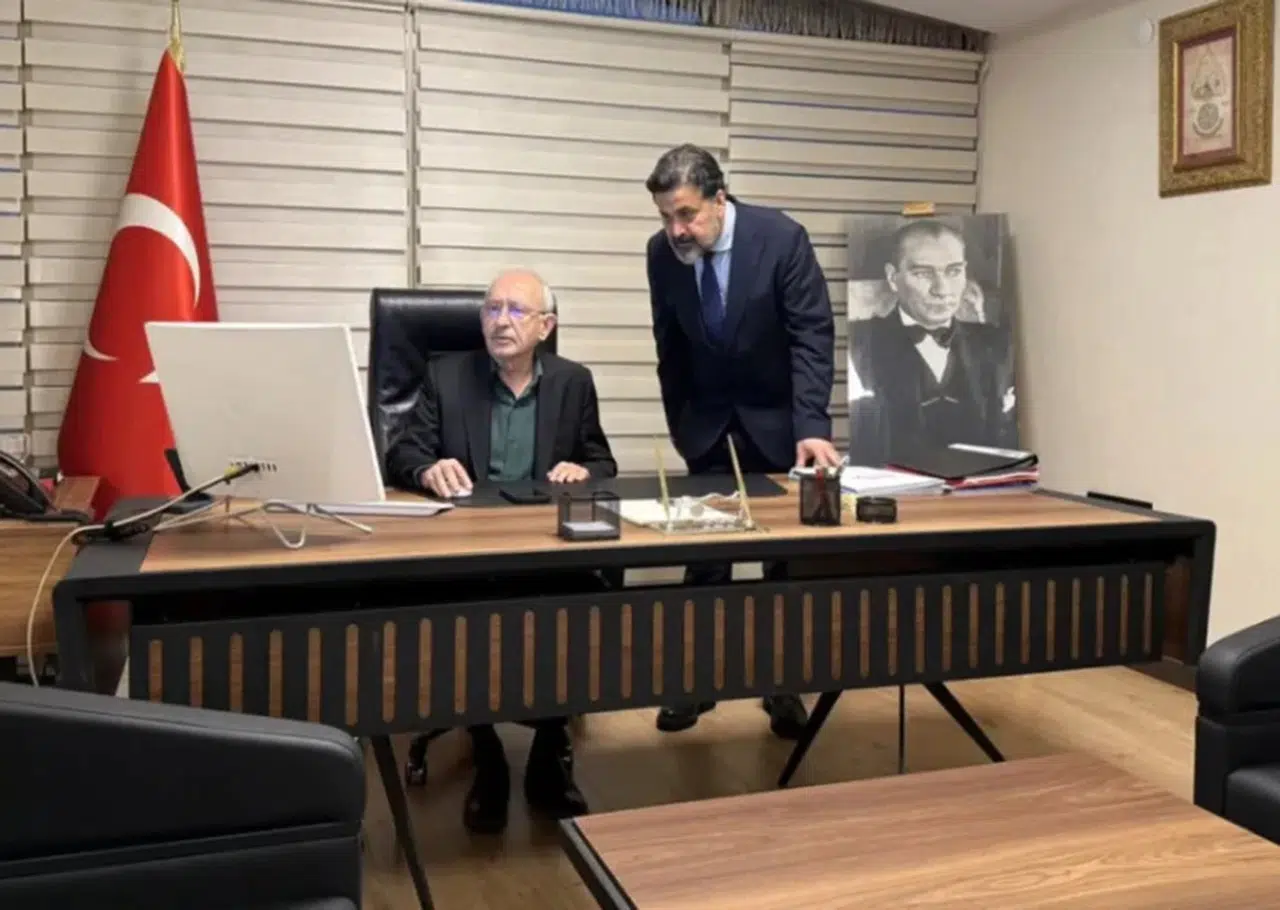 İŞTE CHP ESKİ GENEL BAŞKANI KILIÇDAROĞLU'NUN YENİ OFİSİ!