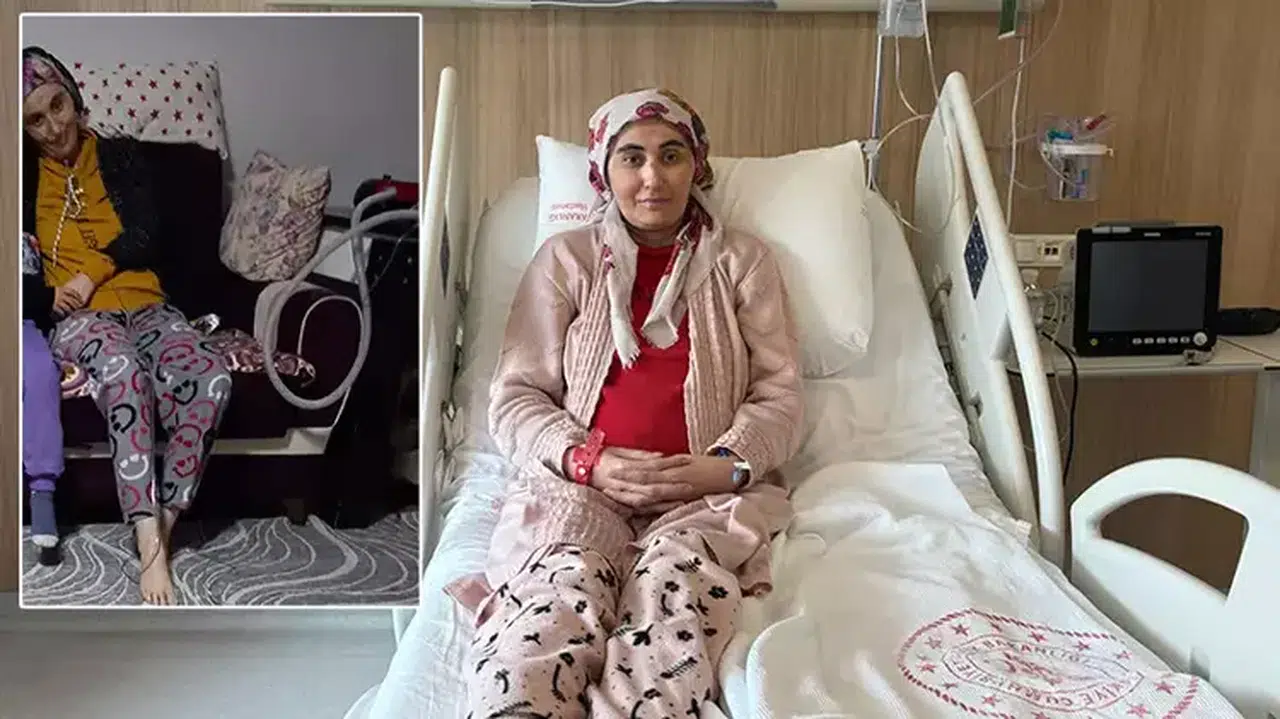 İKİ ÇOCUK ANNESİ OKSİJEN CİHAZINDAN AKCİĞER NAKLİ İLE KURTULDU!