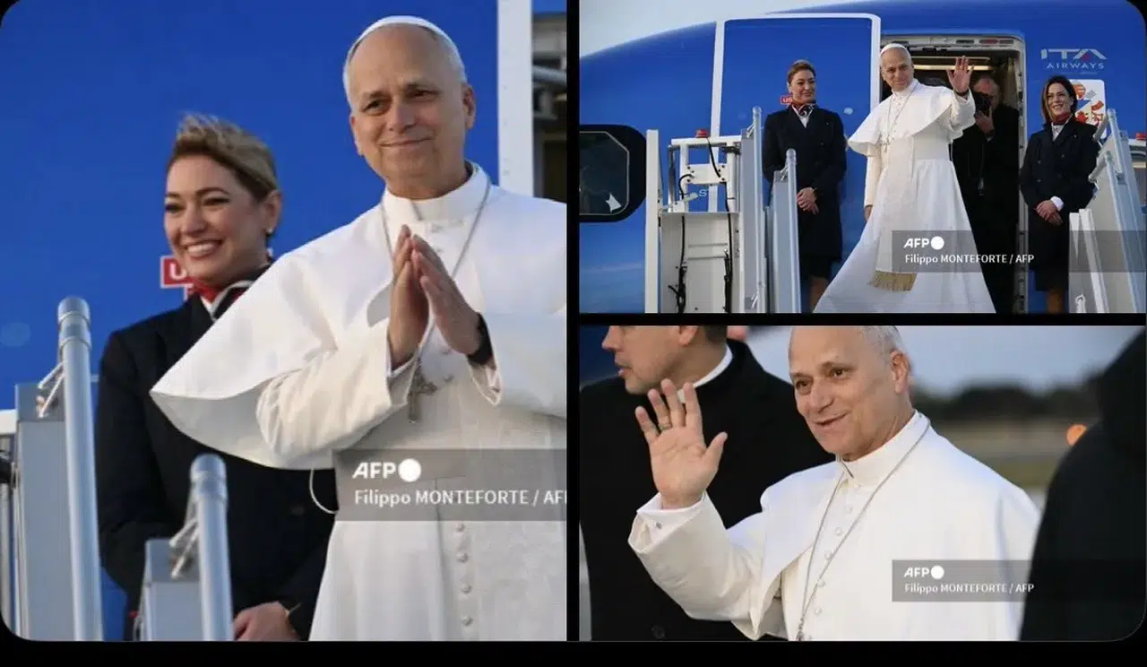 PAPA 14.LEO’NUN UÇAĞI TÜRKİYE’YE GELMEK ÜZERE İTALYA’DAN HAVALANDI!