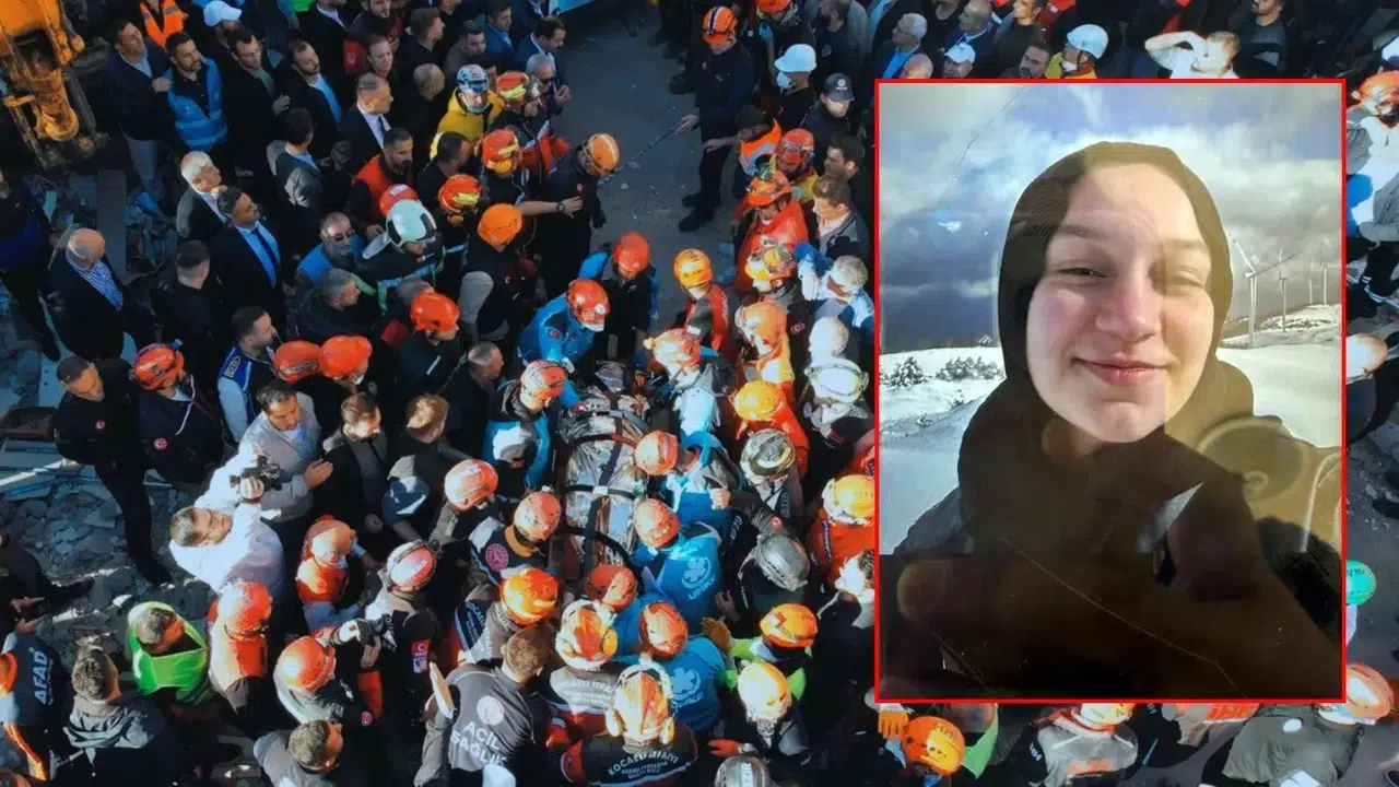 GEBZE'DE ÇÖKEN BİNADAN SAĞ KURTULAN DİLARA TABURCU OLDU!