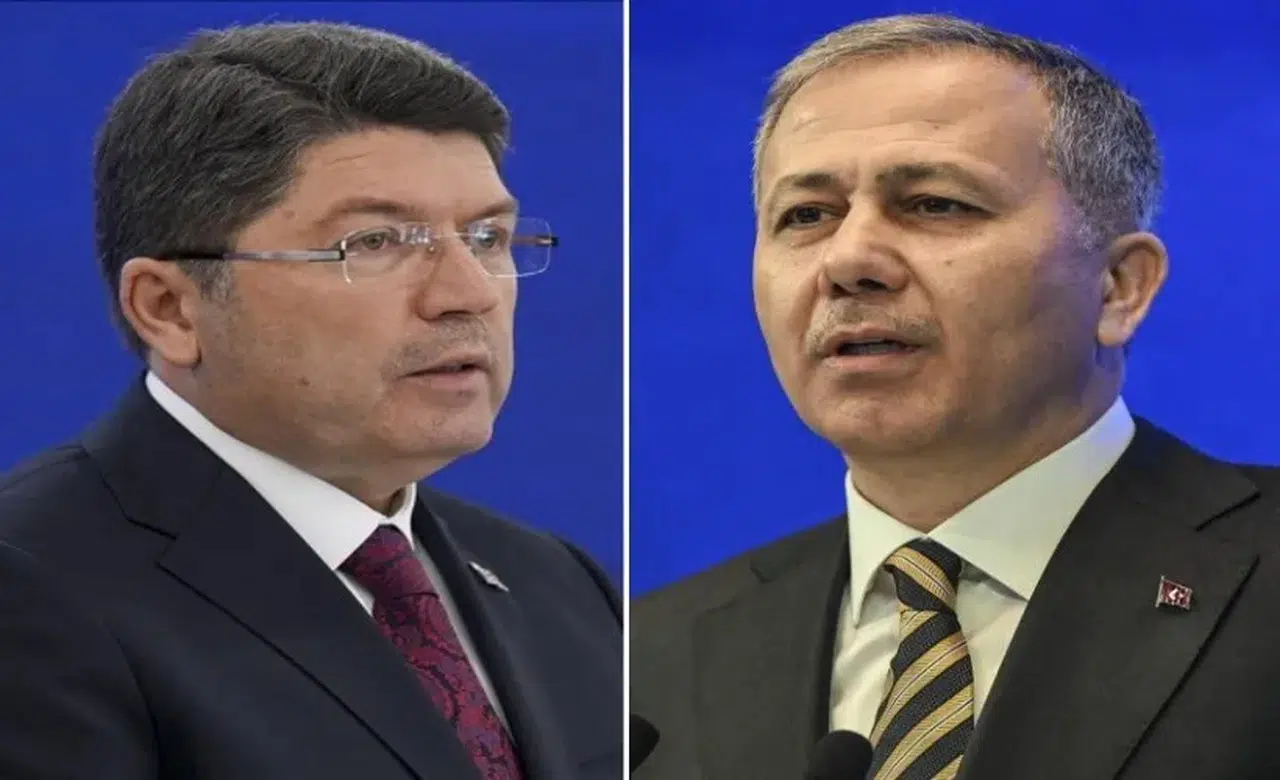 ADALET BAKANI TUNÇ VE İÇİŞLERİ BAKANI YERLİKAYA DEVREDE!