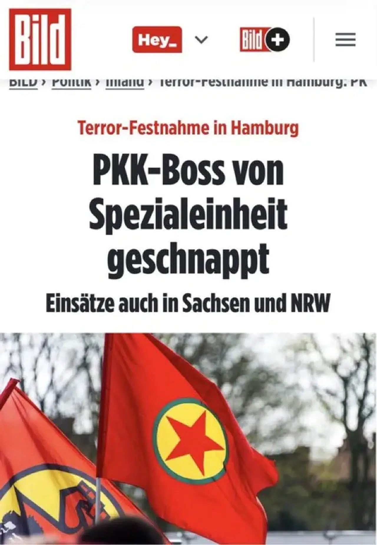HAMBURG’DA PKK’NIN ÜST DÜZEY SORUMLUSU YAKALANDI!