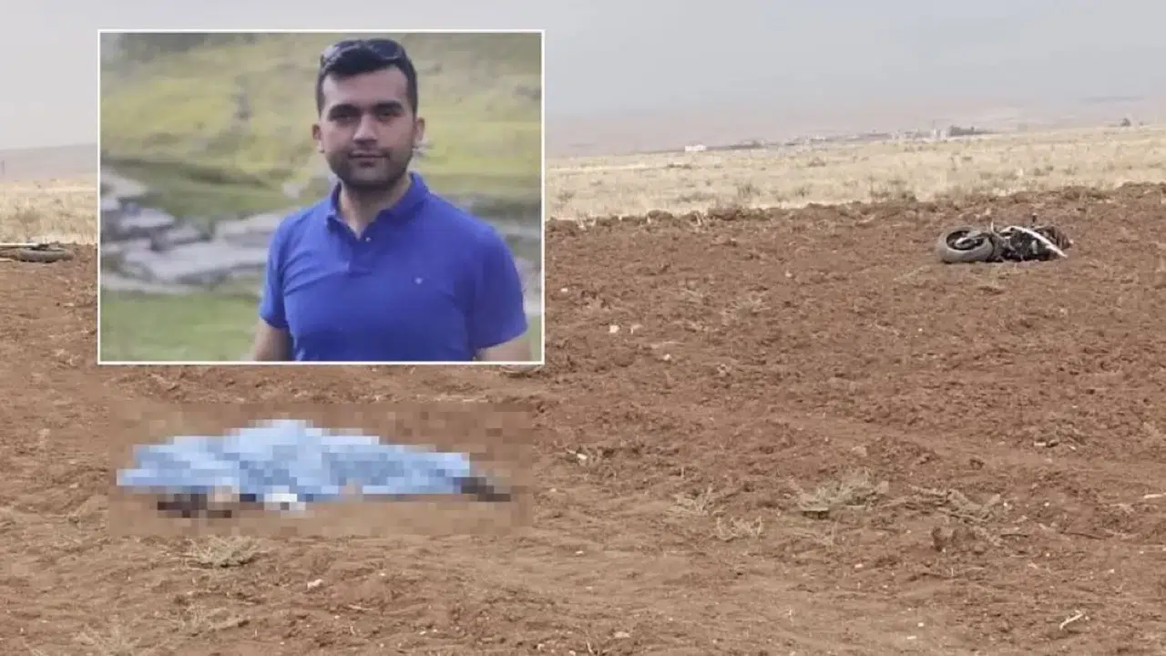 ÜSTEĞMEN MOTOSİKLETİ İLE TARLAYA UÇARAK YAŞAMINI YİTİRDİ!