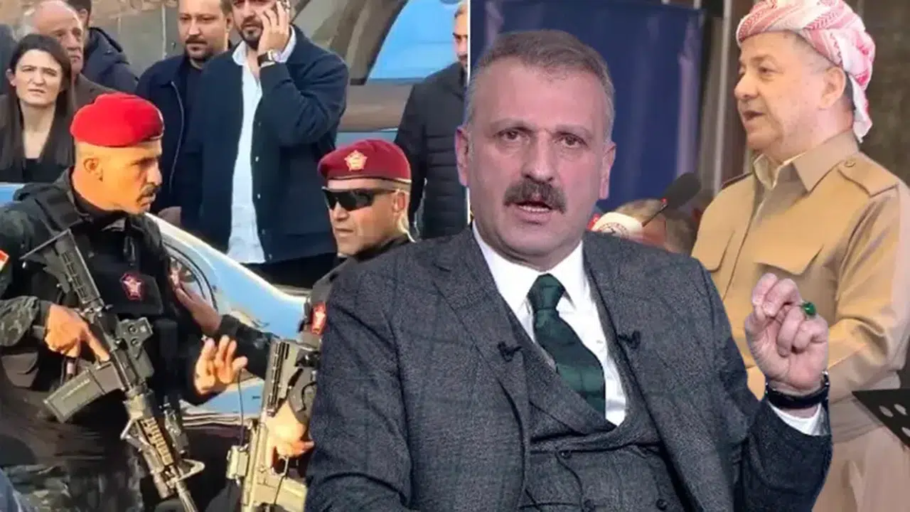 OKTAY SARAL'DAN BARZANİ'NİN KORUMALARINA SERT TEPKİ!