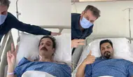 UFUK ÖZKAN’DAN 11 SAATLİK AMELİYAT SONRASI İLK FOTOĞRAF!