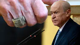 DEVLET BAHÇELİ O YÜZÜĞÜ NEDEN TAKTI? KİMLERE NE MESAJ VERDİ?