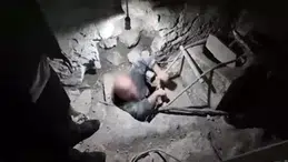 AHŞAP EVİN İÇİNDE HAZİNE ARAYAN 3 KİŞİ  SUÇ ÜSTÜ YAKALANDI!