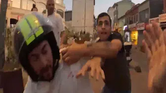 İSPANYOL YOUTUBER'A BEYOĞLU'NDA "NEDEN ÇEKİYORSUN?" DAYAĞI!