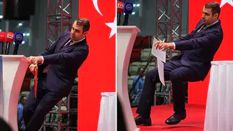 CHP İZMİR KONGRESİNDE BAŞKAN ADAYI ÇAĞATAY GÜÇ BÖYLE BAYGINLIK GEÇİRDİ!