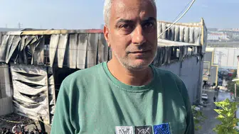 "İTFAİYE GEÇ GELDİ.ÇARESİZ BİR HALDE İNSANLARIN BAĞIRIŞLARINI DUYDUK!"