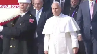 PAPA 14.LEONUN ANKARA'DA İLK DURAĞI ANIT KABİR OLDU!