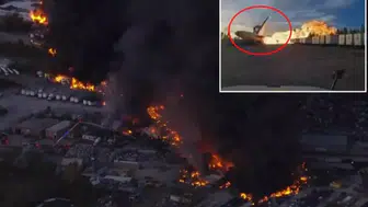 ABD KARGO UÇAĞININ DÜŞMESİNDE TERÖR ŞÜPHESİ ARAŞTIRILIYOR!