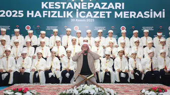 KESTANEPAZARI'NDA 65 ÖĞRENCİ TÖRENLE HAFIZLIK İCAZETİ ALDI!
