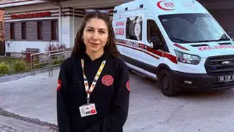 AMBULANS ŞOFÖRÜ MÜZEYYEN HAYAT KURTARMAK İÇİN ADETA YARIŞIYOR!