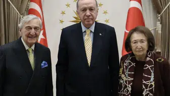 CUMHURBAŞKANI ERDOĞAN RAHMİ KOÇ VE SEMAHAT ARSEL’İ KABUL ETTİ!