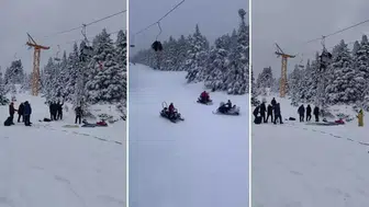 SON DAKİKA! ULUDAĞ'DA HAVADA MAHSUR KALAN 51 KİŞİ KURTARILDI!