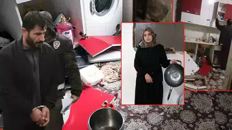 BOŞANMA AŞAMASINDAKİ EŞİNİ DARP ETTİ VE  EŞYALARINI KIRDI!