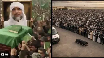 OĞUL KADDAFİ 50 BİN KİŞİNİN KATILIMI İLE DEFNEDİLDİ!