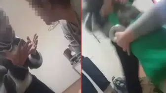 ÜVEY BABANIN 9 YAŞINDAKİ ÇOCUĞA ŞİDDETİ KAMERA İLE ÇEKİLDİ!