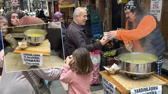 FATSA'DA HER GÜN 200 TABAK ÇORBAYI ÜCRETSİZ DAĞTIYOR!