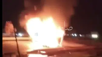 FLAŞ HABER! SÜLEYMANİYE’DE TERÖR ÖRGÜTÜ PKK’LILARIN ARACINA SALDIRI!