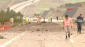 BALIKESİR'DE KIRIMA UĞRAYAN F-16'NIN ENKAZI KALDIRILDI!