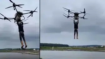 BAFRA'DA ÇİFTÇİ DRONE TUTUNARAK TARLANIN DİĞER UCUNA GEÇTİ!