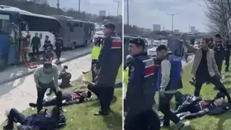 BAĞCILAR’DA DÖRT CEZAEVİ ARACI ÇARPIŞTI! 6 JANDARMA YARALANDI!