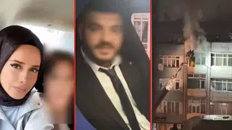 FATİH'TE ÖNCE EŞİNİ ÖLDÜREN KOCA ARDINDAN EVİ KUNDAKLADI!