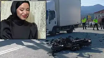 BURDUR&DA MOTOSİKLETİ İLE KAZA YAPAN SONGÜL YAŞAMINI YİTİRDİ!