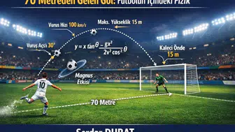 70 METREDEN GELEN GOLÜN BİLİMSEL ANALİZİ: FUTBOLUN İÇİNDEKİ FİZİK!