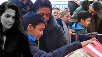 TALİHSİZ ÖĞRETMEN FATMA NUR ÇELİK’İN OĞLUNDAN SON VEDA!