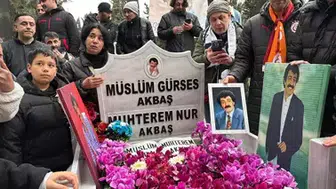 MÜSLÜM GÜRSES VEFATININ 13.YILINDA MEZARI BAŞINDA ANILDI!