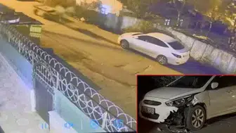 ARNAVUTKÖY'DE BAŞI BOŞ AT VE ARABASI ARAÇLARA ZARAR VERDİ!