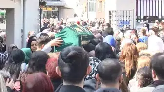 EŞİNİN KATLETTİĞİ  SEMİHA DENİZ GÖZYAŞLARI İÇİNDE  UĞURLANDI!