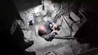 AHŞAP EVİN İÇİNDE HAZİNE ARAYAN 3 KİŞİ  SUÇ ÜSTÜ YAKALANDI!