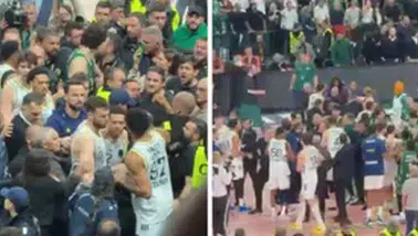 FENERBAHÇE ATİNA'DA PANATHİNAİKOS KARŞISINDA KAZANDI! SAHA KARIŞTI!