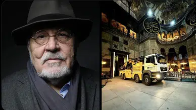 AYASOFYA RESTORASYONU VE KAMYON SOKULMASINI SERT ŞEKİLDE ELEŞTİRDİ!
