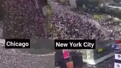 AMERİKA’DA TÜM ŞEHİRLERDE HALK PROTESTO EYLEMLERİ İÇİN AYAKTA!