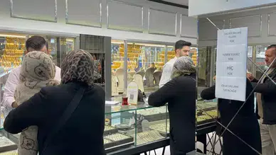 KUYUMCU DÜKKANA BU YAZIYI ASTI! "VALLAHİ BİLLAHİ TİLLAHİ YOK!"