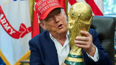 DÜNYAYI DİZAYN ETMEYE ÇALIŞAN TRUMP DÜNYA KUPASINA DA EL ATTI!