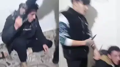 ŞANLIURFA'DA BİR KİŞİYİ DARP EDEREK GÖRÜNTÜ ÇEKTİLER!